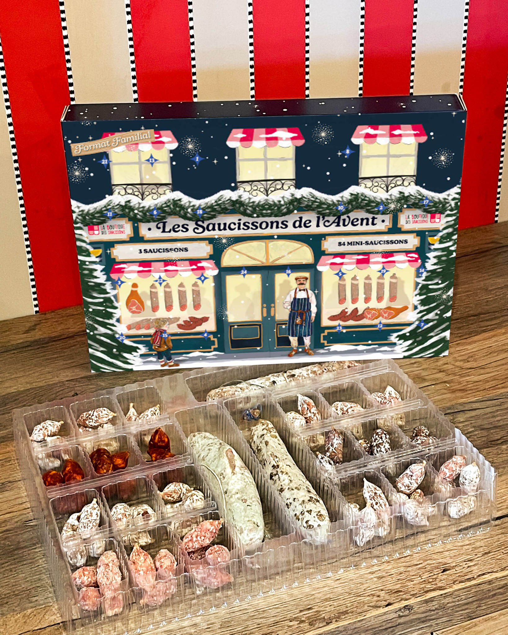 calendrier de l'avent saucissons secs