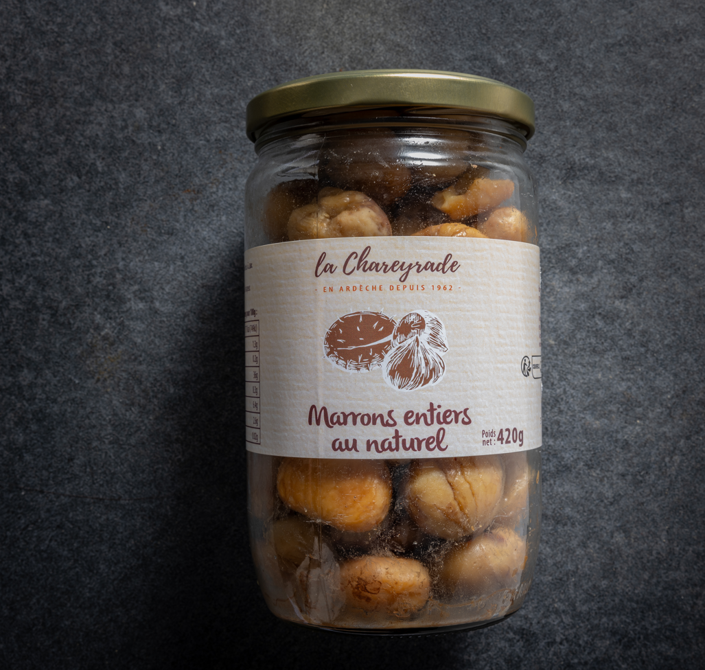 Marrons entiers au naturel