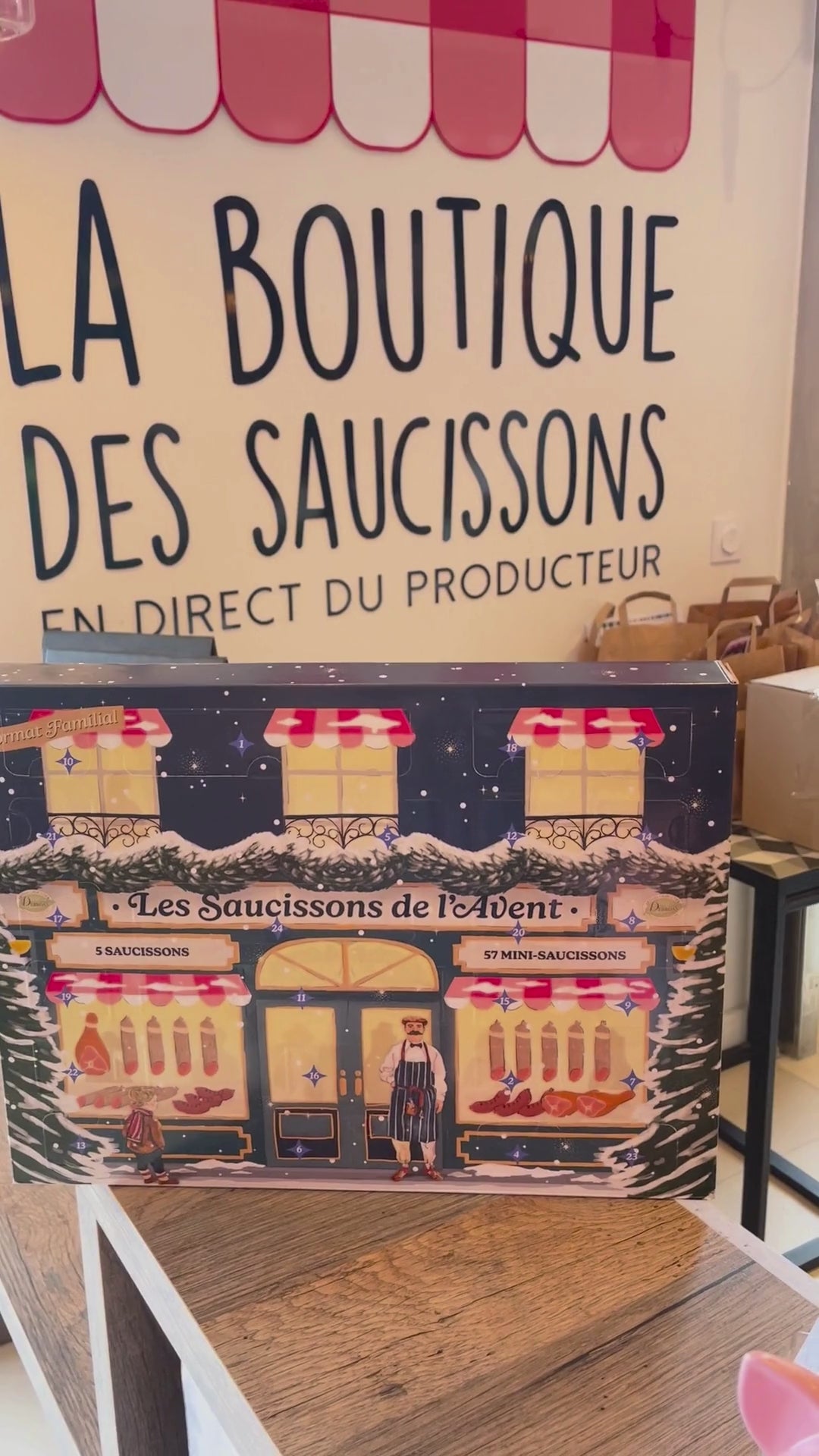 calendrier de l'avent saucisson