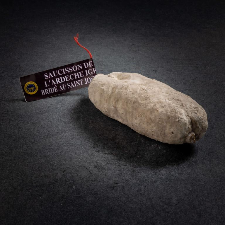 saucisson sec pur porc bridé au vin rouge