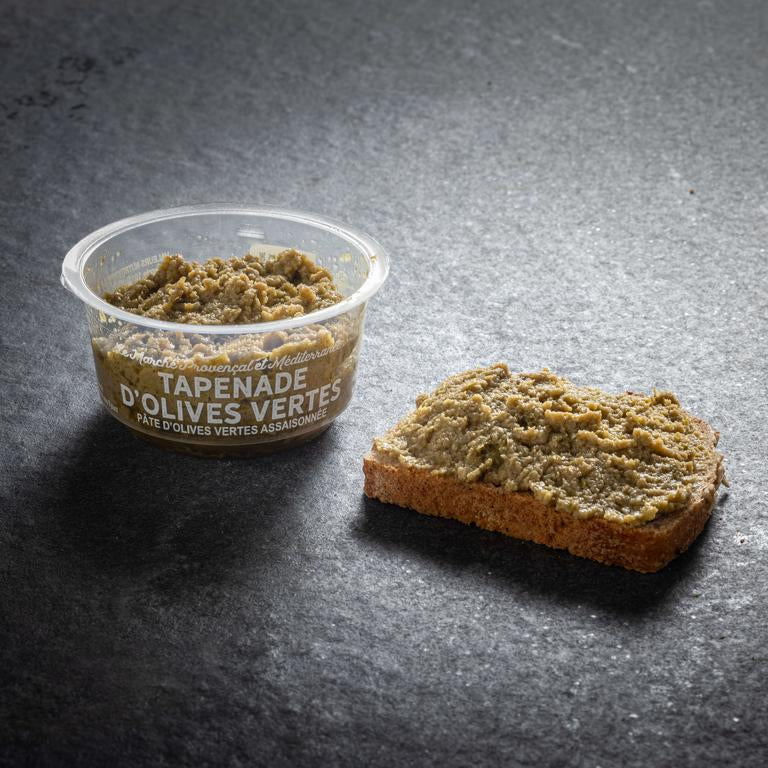 Tapenade aus grünen Oliven