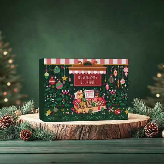 Comparatif des calendriers de l'Avent saucisson 2026 — coffret 24 cases de La Boutique Des Saucissons