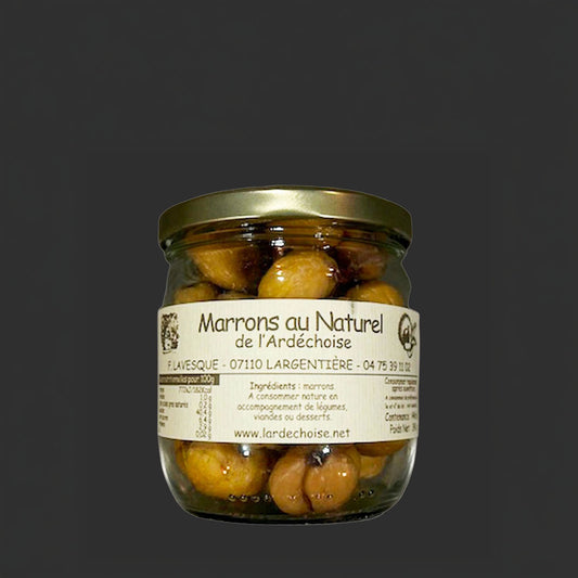 Marrons entiers au naturel 240 g – La Boutique des Saucissons