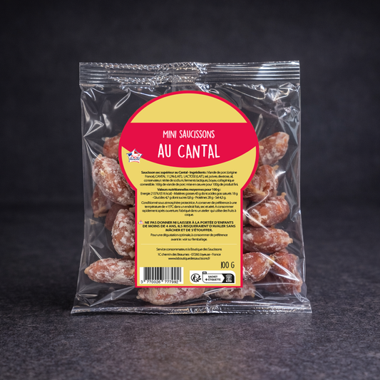 mini saucisson au cantal