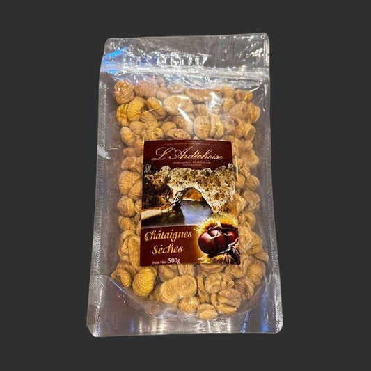 Châtaignes sèches d'Ardèche 500 g – La Boutique des Saucissons