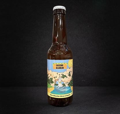 Bière Blanche citron Basilic - L'accro Blanche