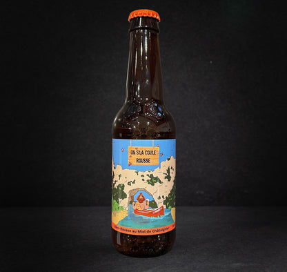 Bière Rousse au miel de Châtaignier - On s'la Coule Rousse