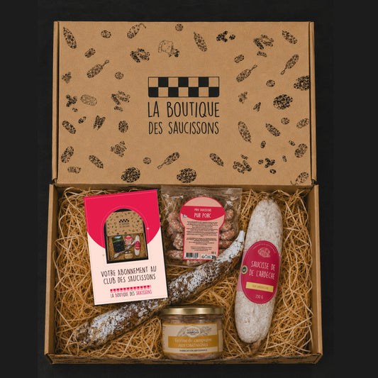 Box charcuterie mensuelle : saucissons secs