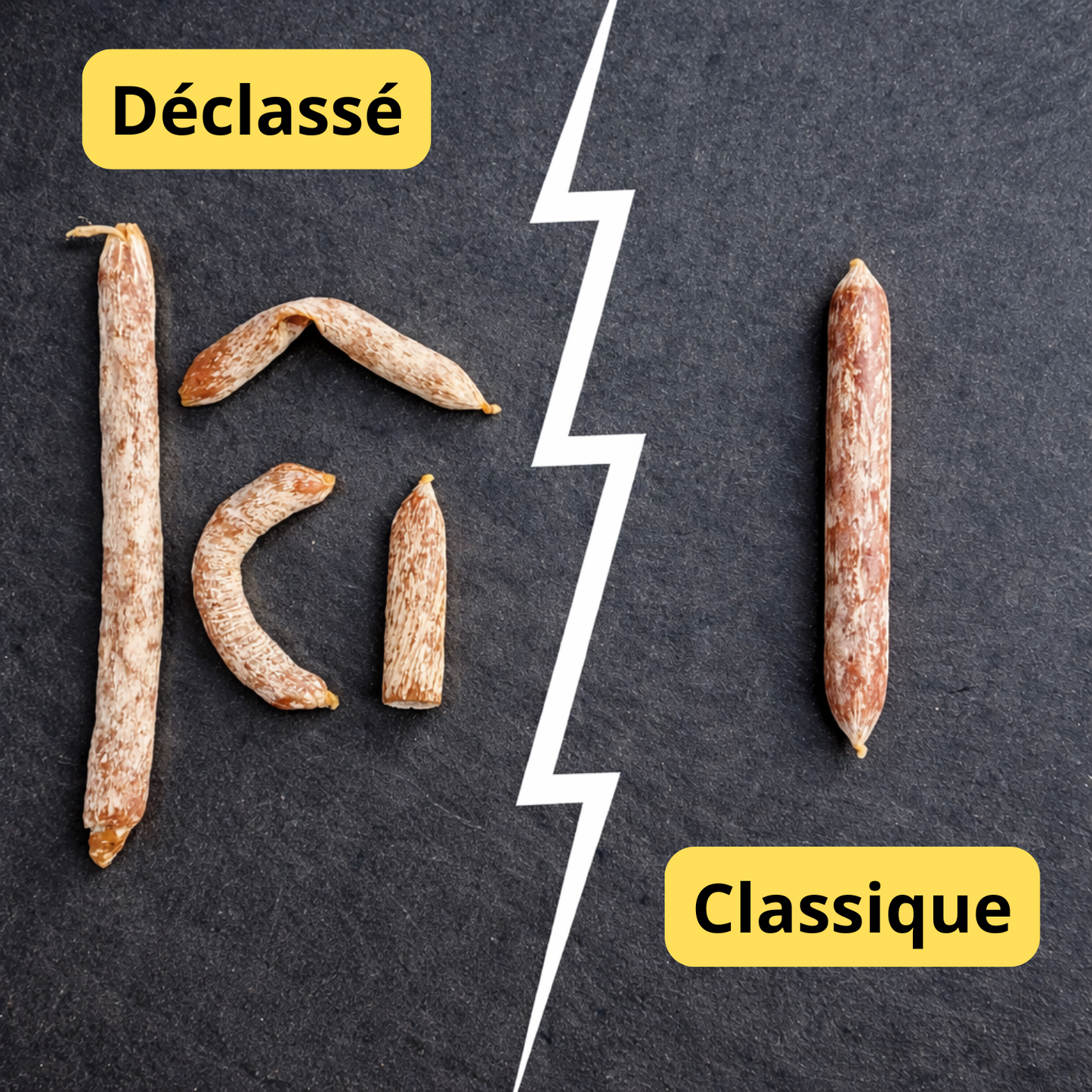 Panier Mini-Saucissons Déclassés Anti-Gaspi - 2kg