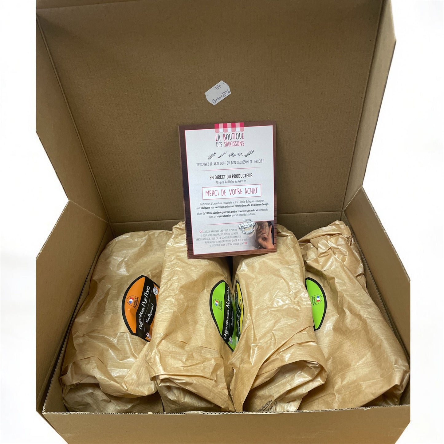 Panier Mini-Saucissons Déclassés Anti-Gaspi - 2kg