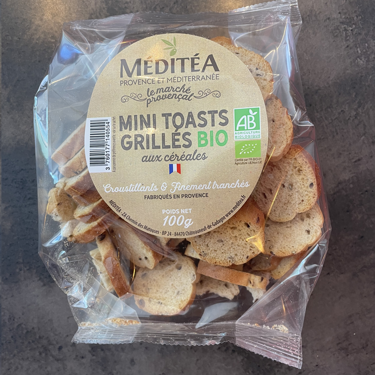 Mini toasted organic cereals