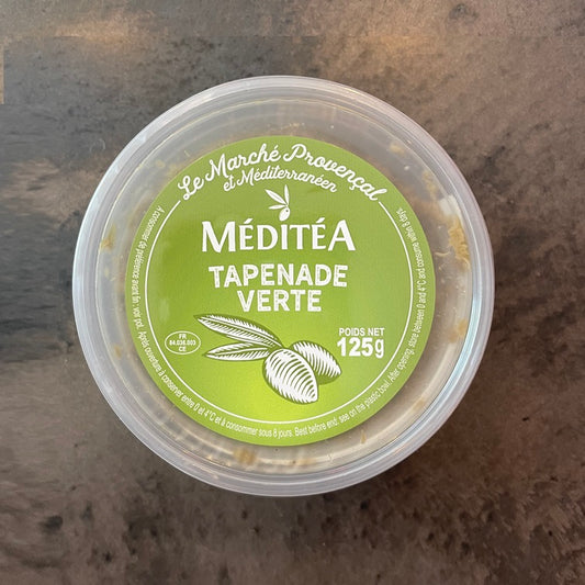 Tapenade aus grünen Oliven