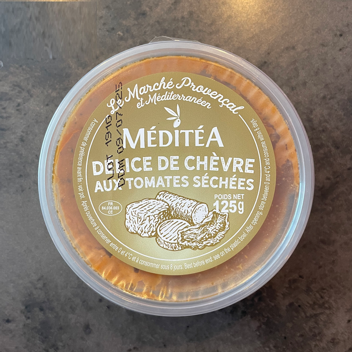 Délice de chèvre aux tomates séchées