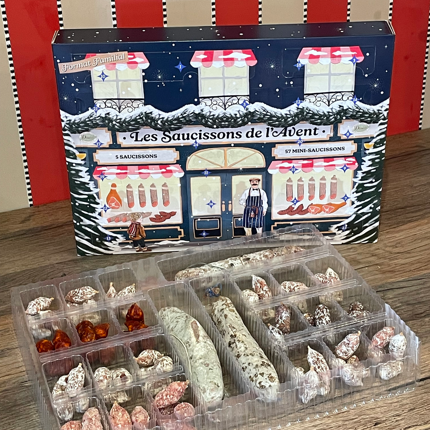 Adventskalender für handwerklich hergestellte Wurstwaren