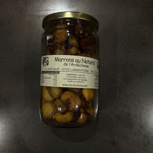 Marrons entiers au naturel