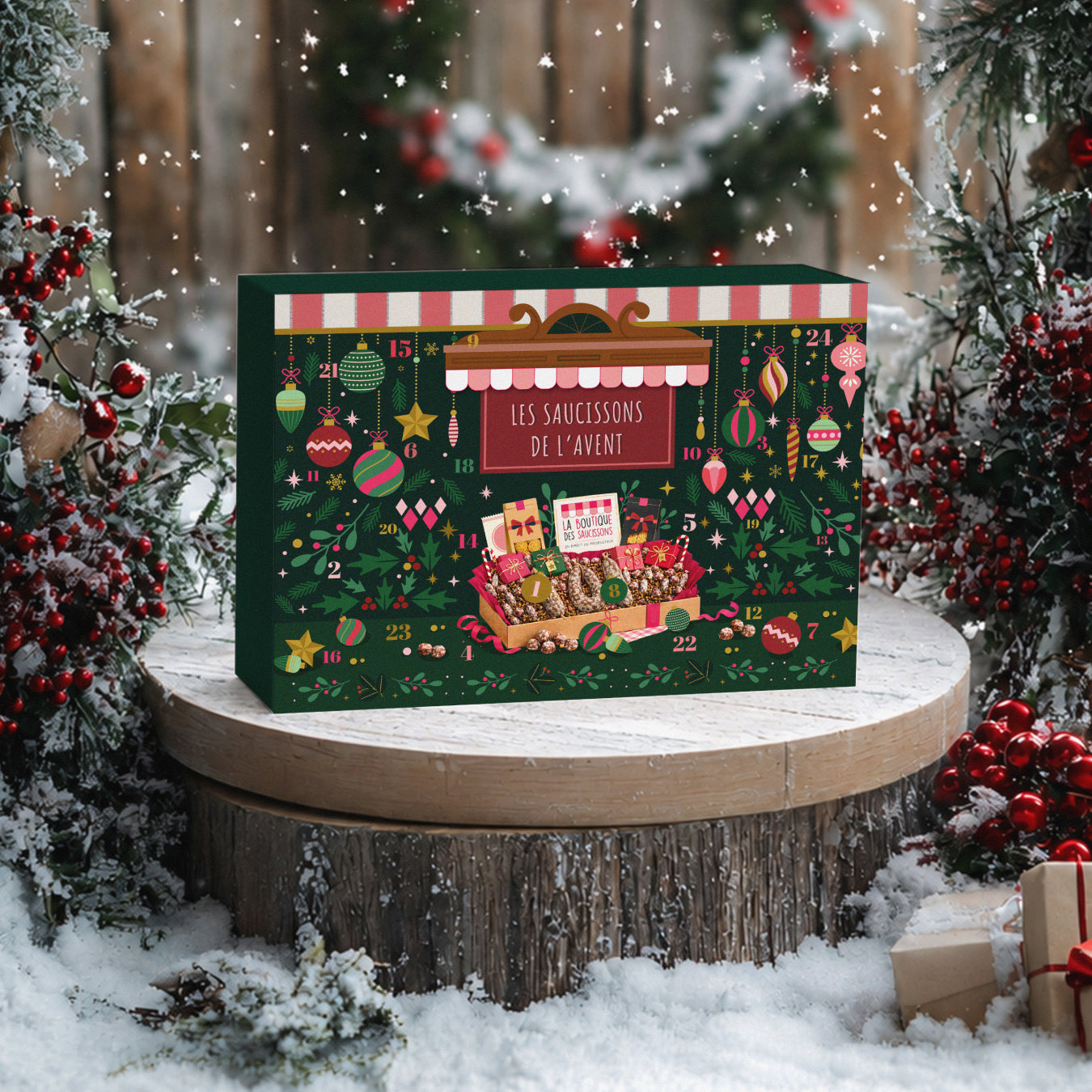 Calendrier de l'avent saucissons - Coffret Artisanal