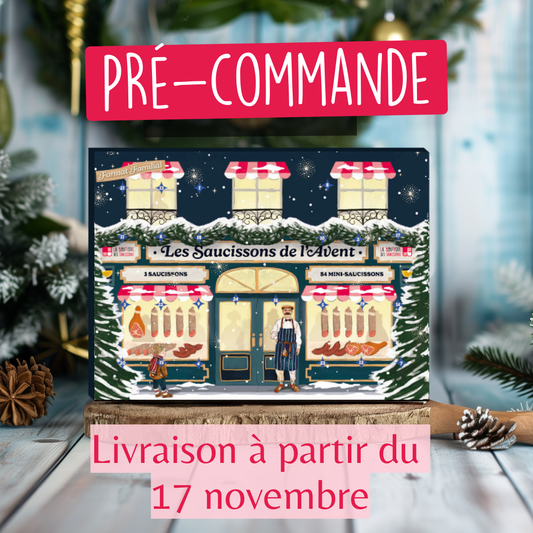 Calendrier de l'avent saucisson artisanaux