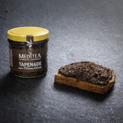 Tapenade aus schwarzen Oliven