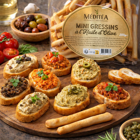 Mini-Grissini mit Olivenöl
