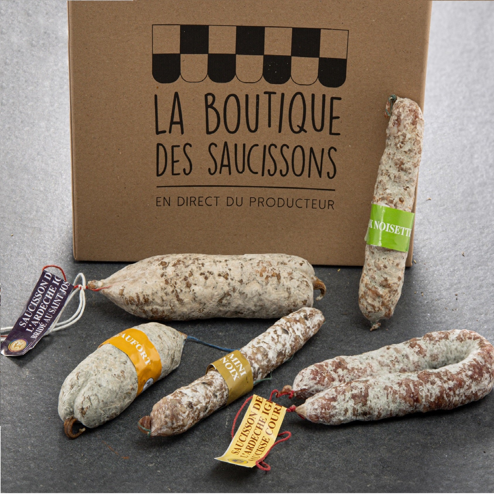 box découverte saucissons ardéchois