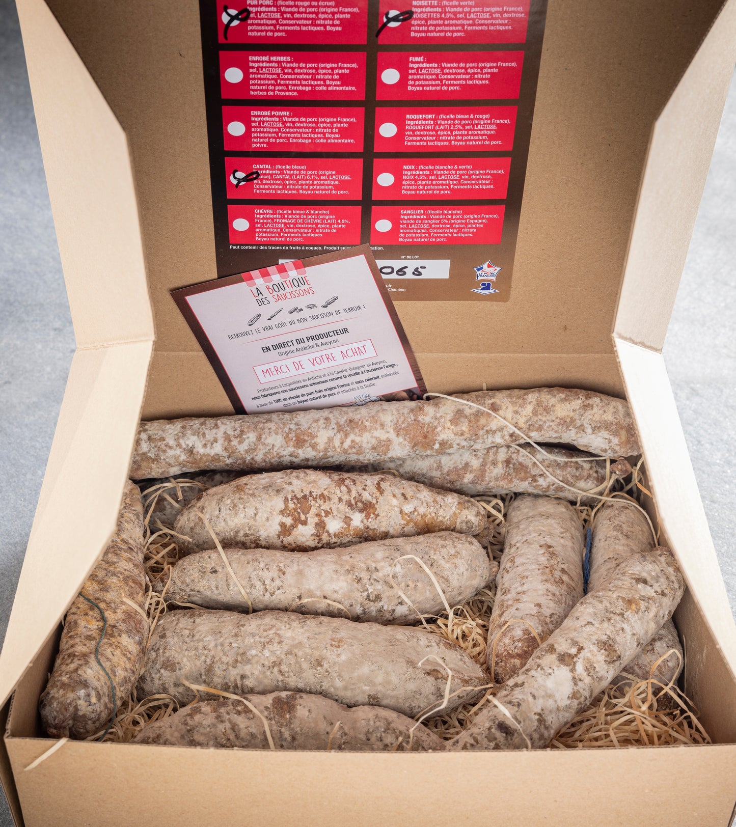 Panier Saucissons Déclassés Anti-Gaspi - 2kg