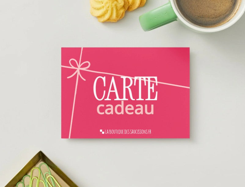 Carte Cadeaux La Boutique des Saucissons