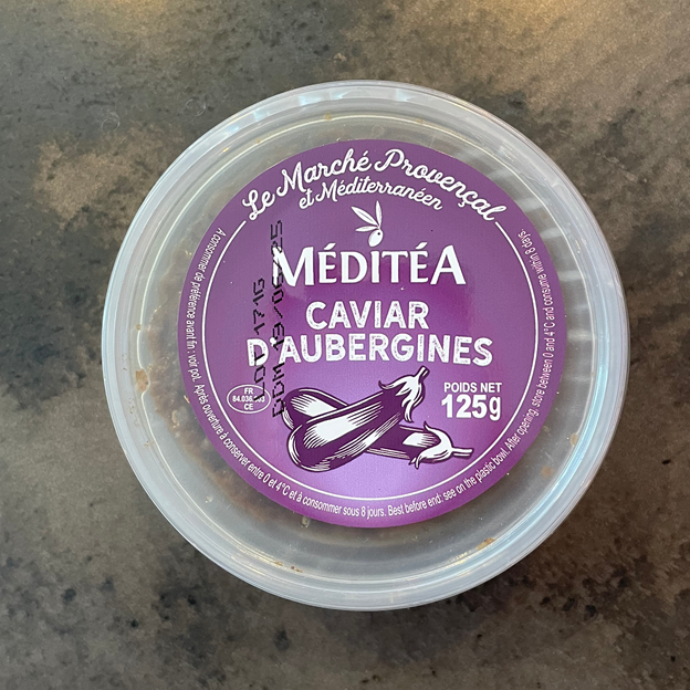 caviar d'aubergine - meditea