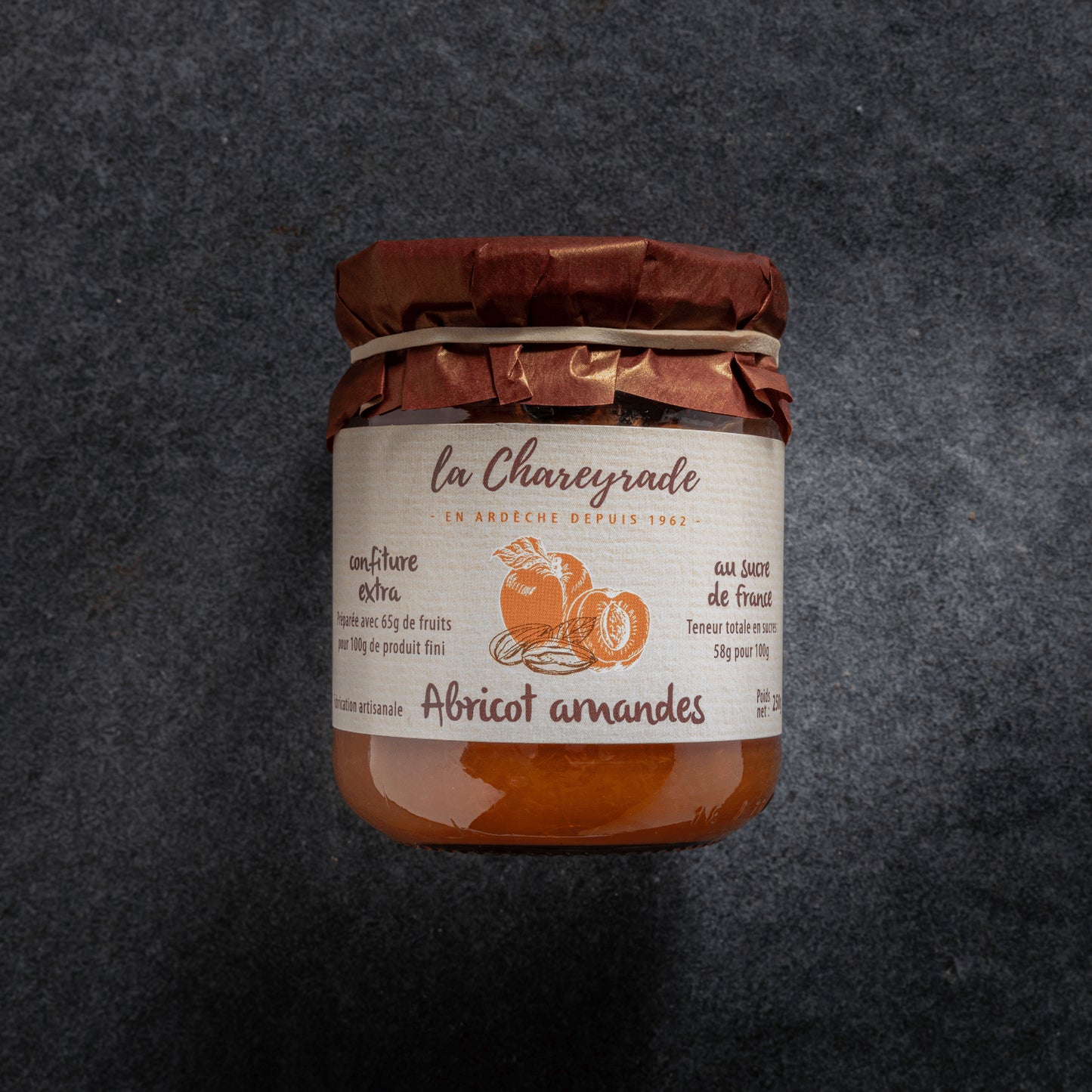 Apricot almond jam