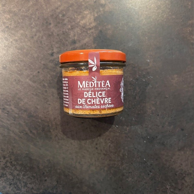 Goat cheese delight with dried tomatoes
