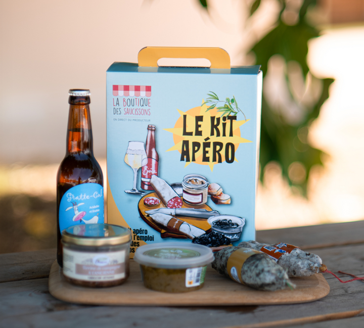 Kit Saucisson Box saucisson sec, coffret & panier – La Boutique Des Saucissons