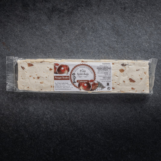 Soft chestnut nougat