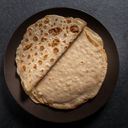 Preparation for chestnut pancakes.