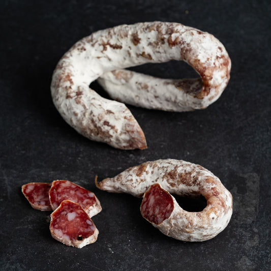 Dry perch sausage from Aveyron