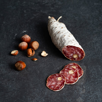 saucisson aux noisettes