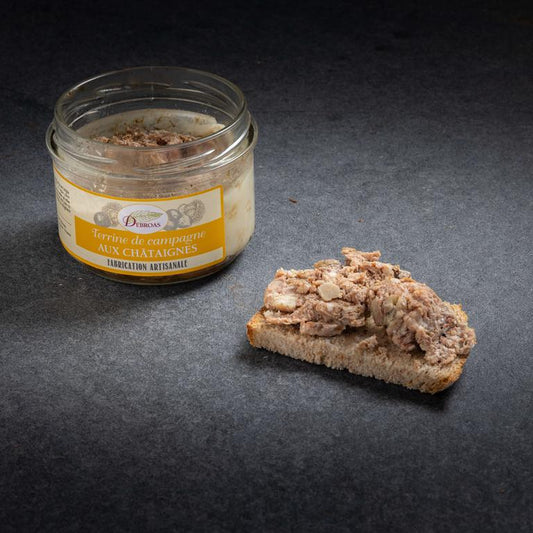 Terrine de campagne aux châtaignes