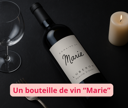 vin rouge Marie